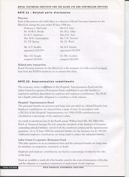 Notes to and forming part of the Accounts