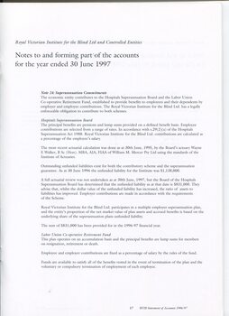 Notes to and forming part of the Accounts