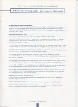 Notes to and forming part of the Accounts