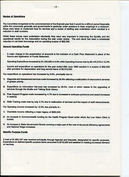 Director’s report including names of directors and review of operations