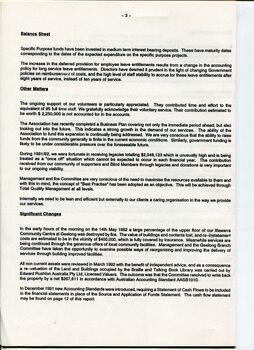 Director’s report including names of directors and review of operations