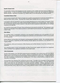 Director’s report including names of directors and review of operations