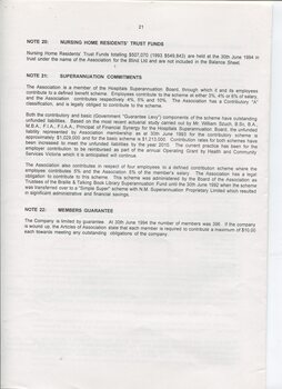 Notes to and forming part of the Accounts