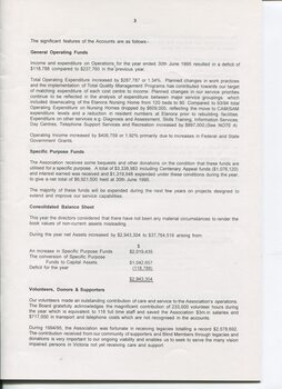 Director’s report including names of directors and review of operations