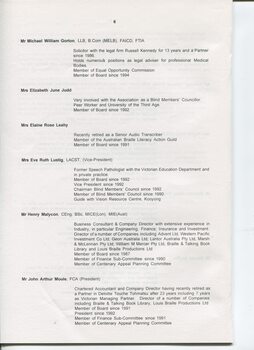 Director’s report including names of directors and review of operations