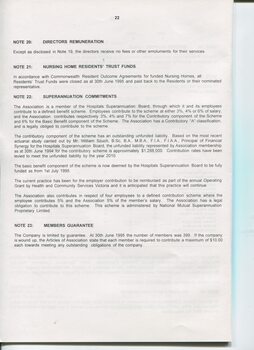 Notes to and forming part of the Accounts