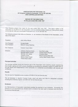 Director’s statement for accounts ended this financial year