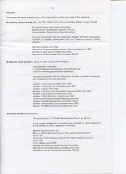 Director’s statement for accounts ended this financial year