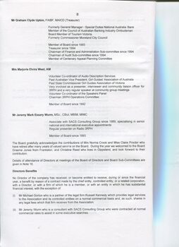 Director’s statement for accounts ended this financial year