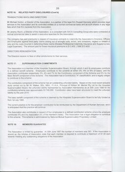 Notes to and forming part of the Accounts