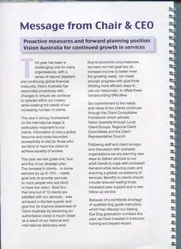 Combined overview report from the Chair and the CEO