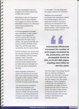 Continued overview of the Accessible Information Solutions division