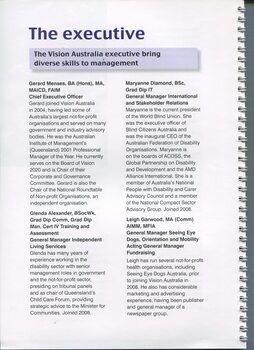 Image of and information on the Executive Management team