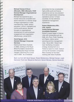 Image of and information on the Executive Management team
