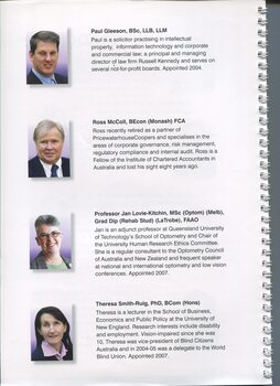 Image of and information on the Directors and any positions held