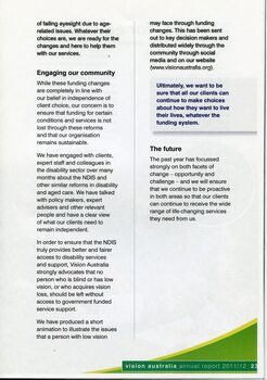 How Vision Australia is responding to changes due to the NDIS