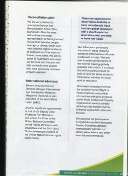 Overview of Advocacy services and achievements throughout the year