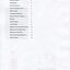 Contents page with black writing on white background