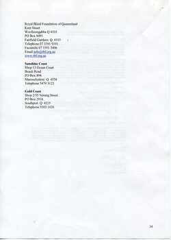 List of offices of the organisation in Brisbane, Sunshine Coast and Gold Coast