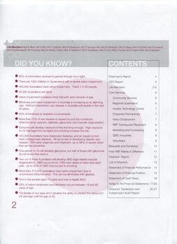 Listing of contents, Life Members and a Did You Know? section