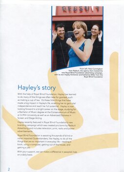 Pete Cunningham and Katherine Miller listen to Hayley Kitchener sing into a microphone.