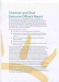 Combined overview report from the Chair and the CEO
