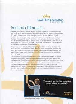 Development of new branding to raise awareness of the Foundation and its work