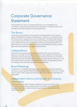 Corporate governance information including independence and board meetings