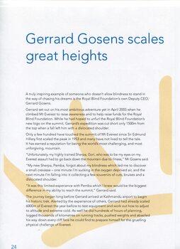 Profile of Deputy CEO Gerard Gosens and his journey to climb Mount Everest