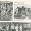 Images of Bruce Small and Hubert Opperman on tandem tri-wheeler. Staff display items at Kooyong. Runner jog past George Vowell sign.