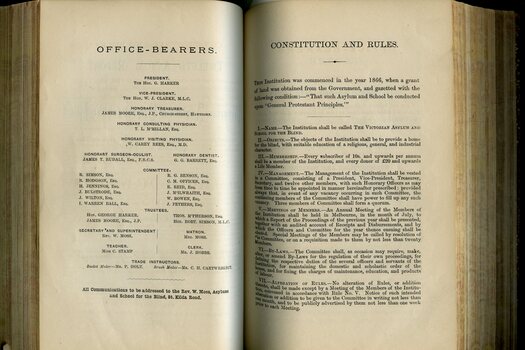 Office bearers and Constitution and Rules