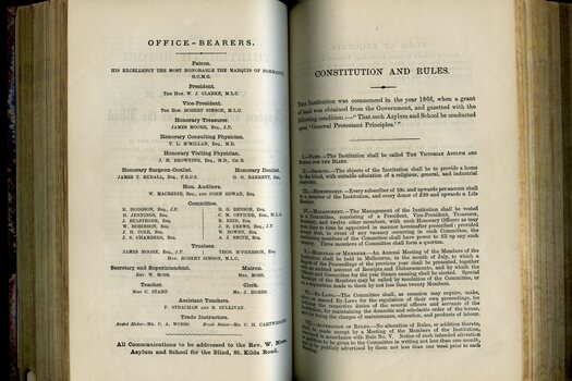 Office bearers and Constitution and Rules