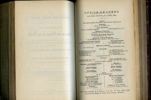 List of Office Bearers 