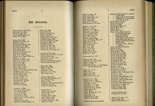List of Life Governors