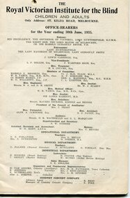 List of Office Bearers