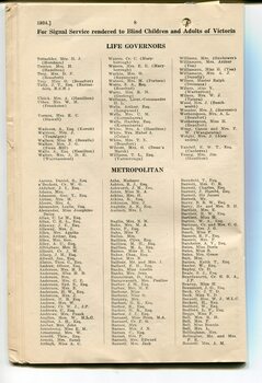List of Life Governors
