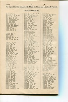 List of Life Governors