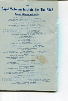 List of Office Bearers