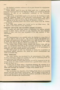 Board of Management report to public subscribers