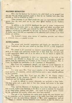Board of Management report to Life Governors and subscribers