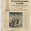 Front page of report to subscribers with picture of a young boy on a rocking horse