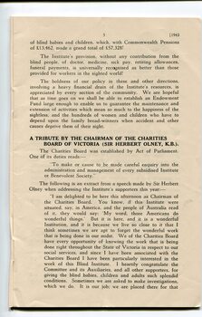 Board of Management report to Life Governors and subscribers