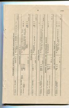 Balance sheet for Endowment, Funeral, General, Hostels and Lady Brunton Memorial Fund accounts