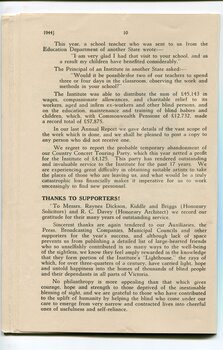 Board of Management report to Life Governors and subscribers
