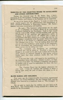 Board of Management report to Life Governors and subscribers