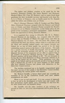 Board of Management report to Life Governors and subscribers