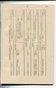Balance sheet and auditors report
