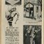 Illustration of man being hit in the eye, pictures of children touching a stuffed kangaroo at the Museum, a cubby house and a person reading Braille