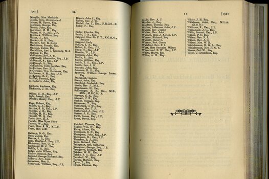 List of Life Governors awarded during the year