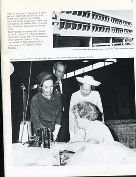 Lady Cutler and Lady Albert speak to Ruby Manners 